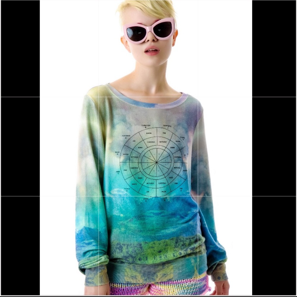 Wildfox NWT Zodiac Sweatshirt RARE!